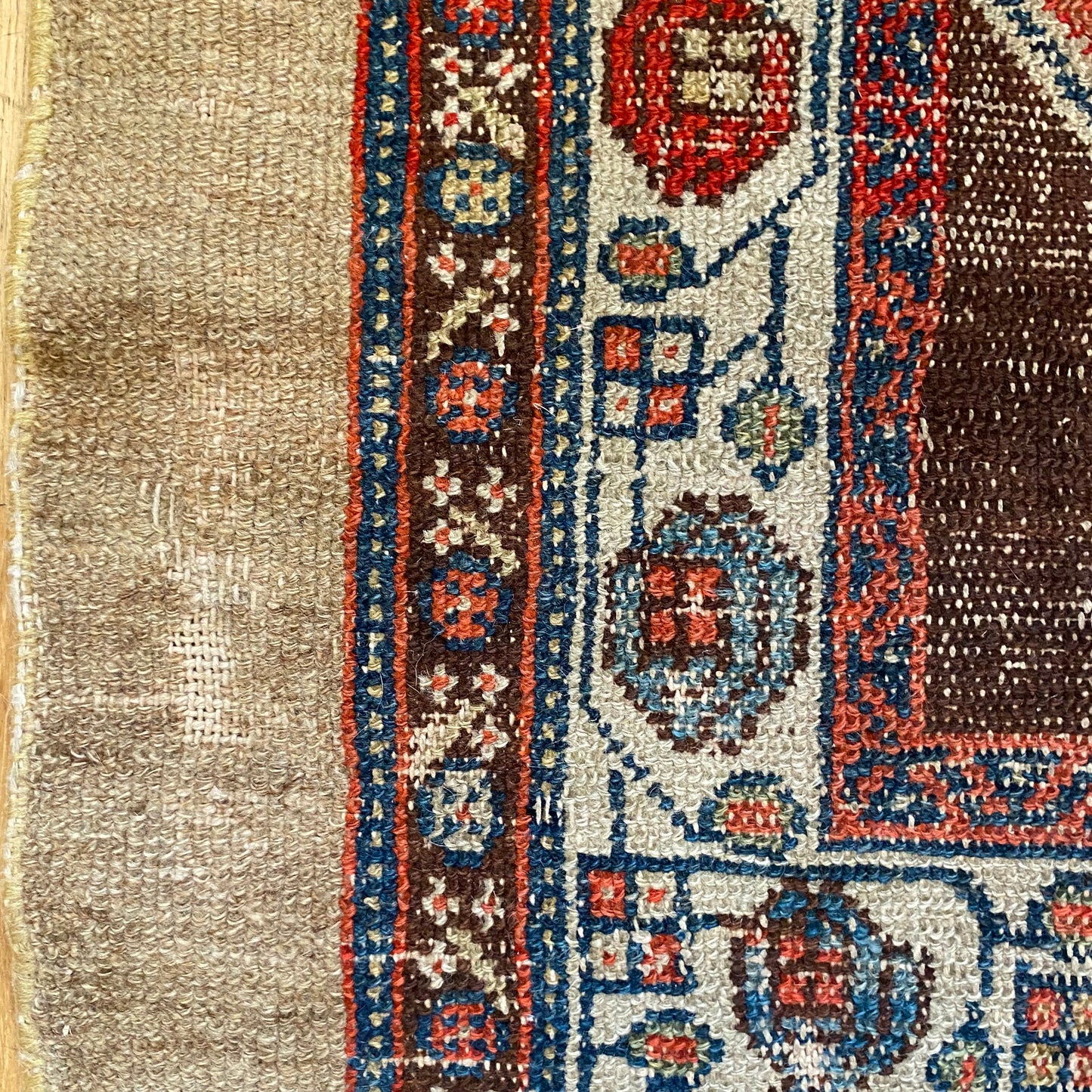 Persian Serab Rug, 2' 11 x 3' 9 Vintage Brown