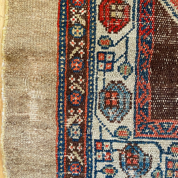 Vintage Rug,  2' 11 x 3' 9 Brown