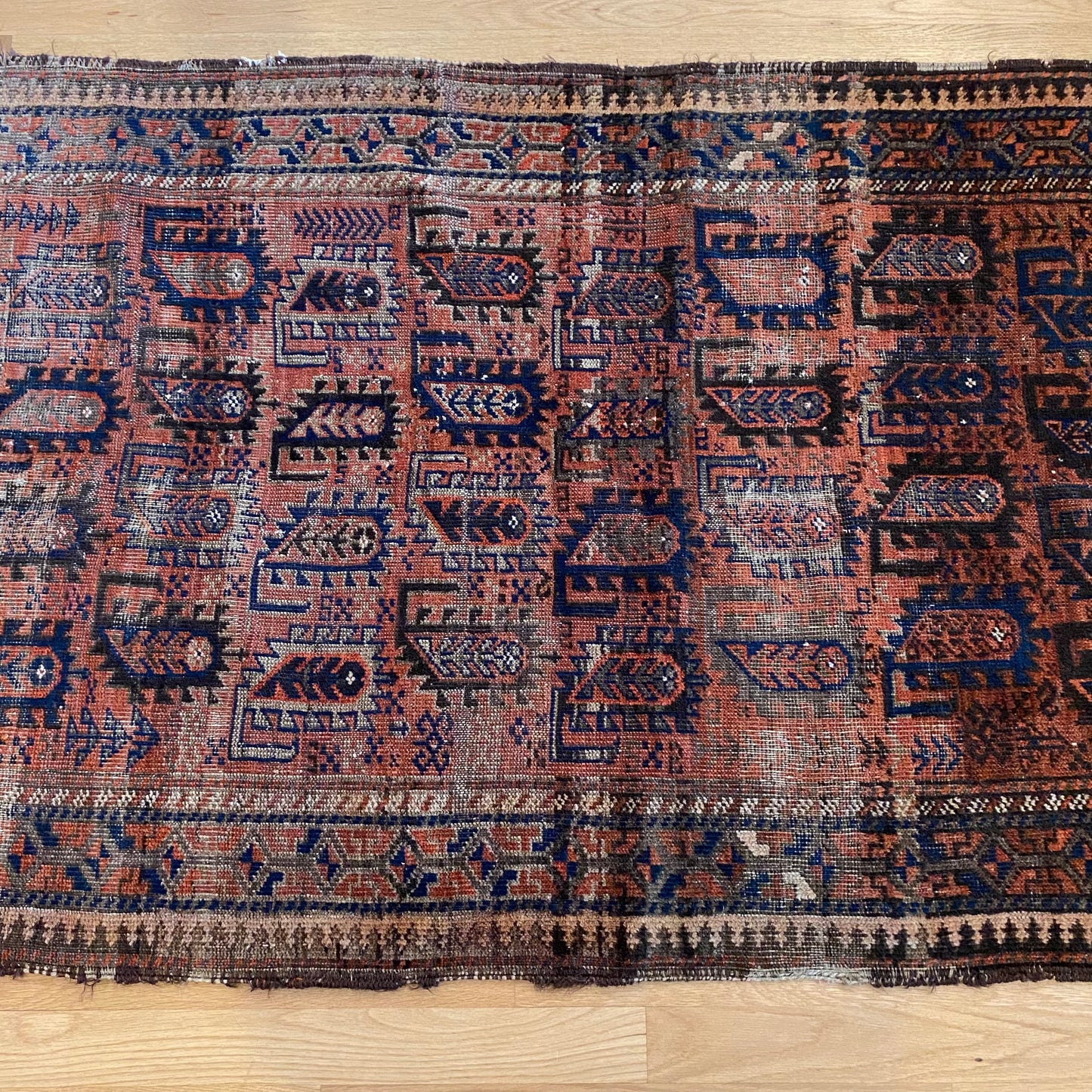 Antique Rug, 2' 10 x 5' 4 Brown