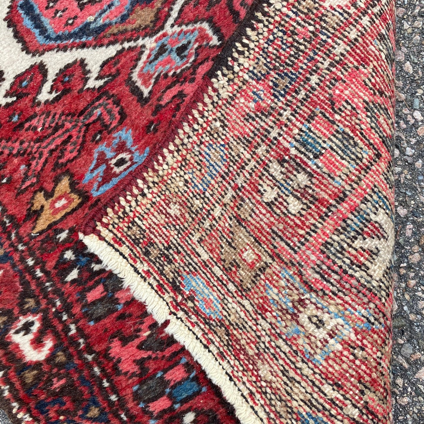 Vintage Rug, 1' 9 x 5' 2 Red