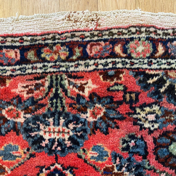 Vintage Rug, 1' 11 x 2' 11 Pink