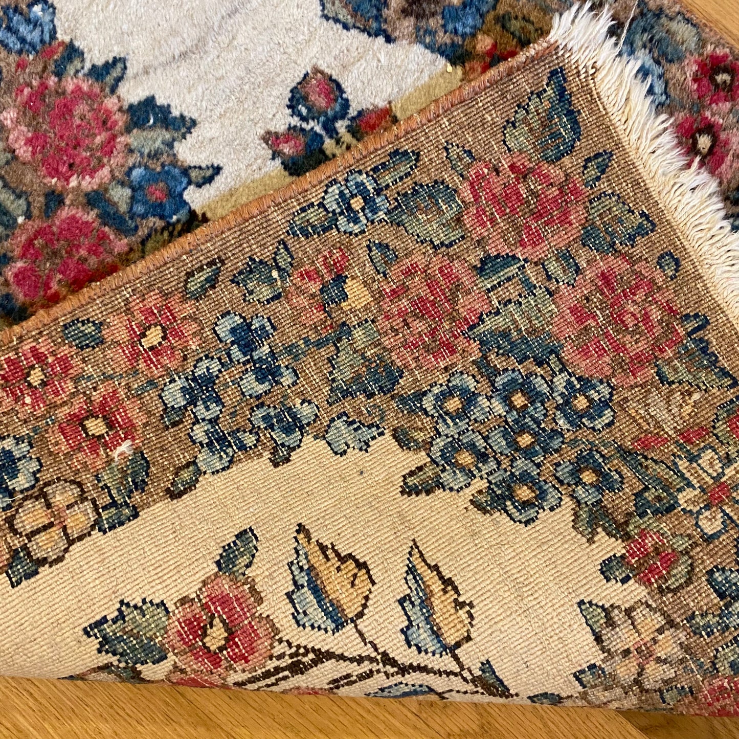 Vintage Rug, 1' 11 x 4' 3 White