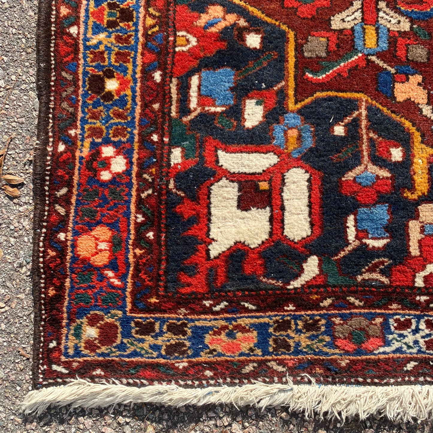 Vintage Rug, 4' 9 x 6' 11 Blue