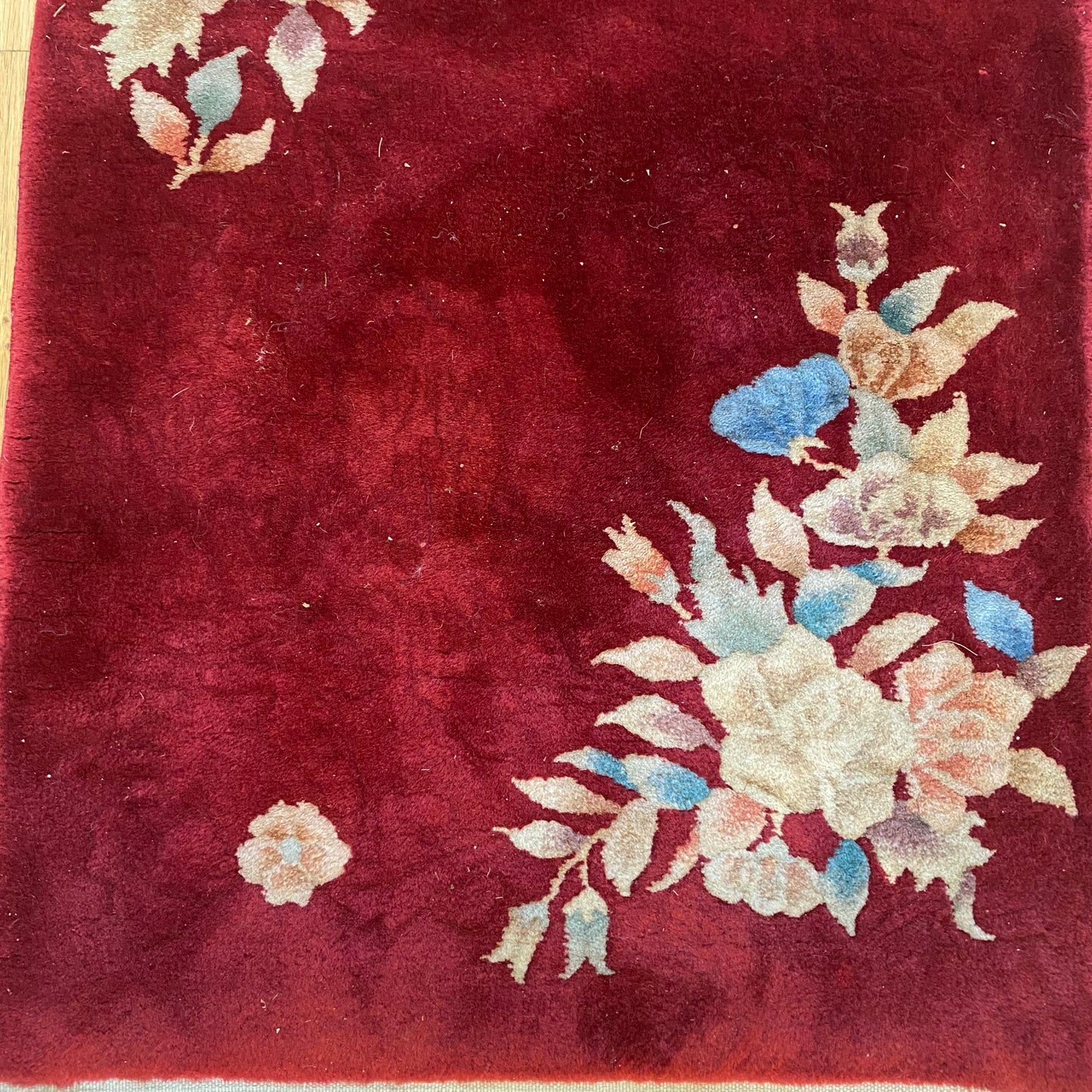 Vintage Rug, 1' 11 x 4' 2 Red Orange