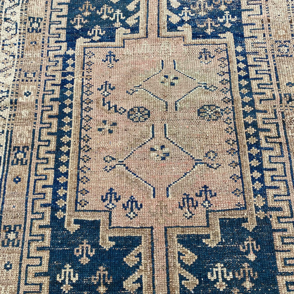 Vintage Rug, 3' 7 x 4' 11 Blue