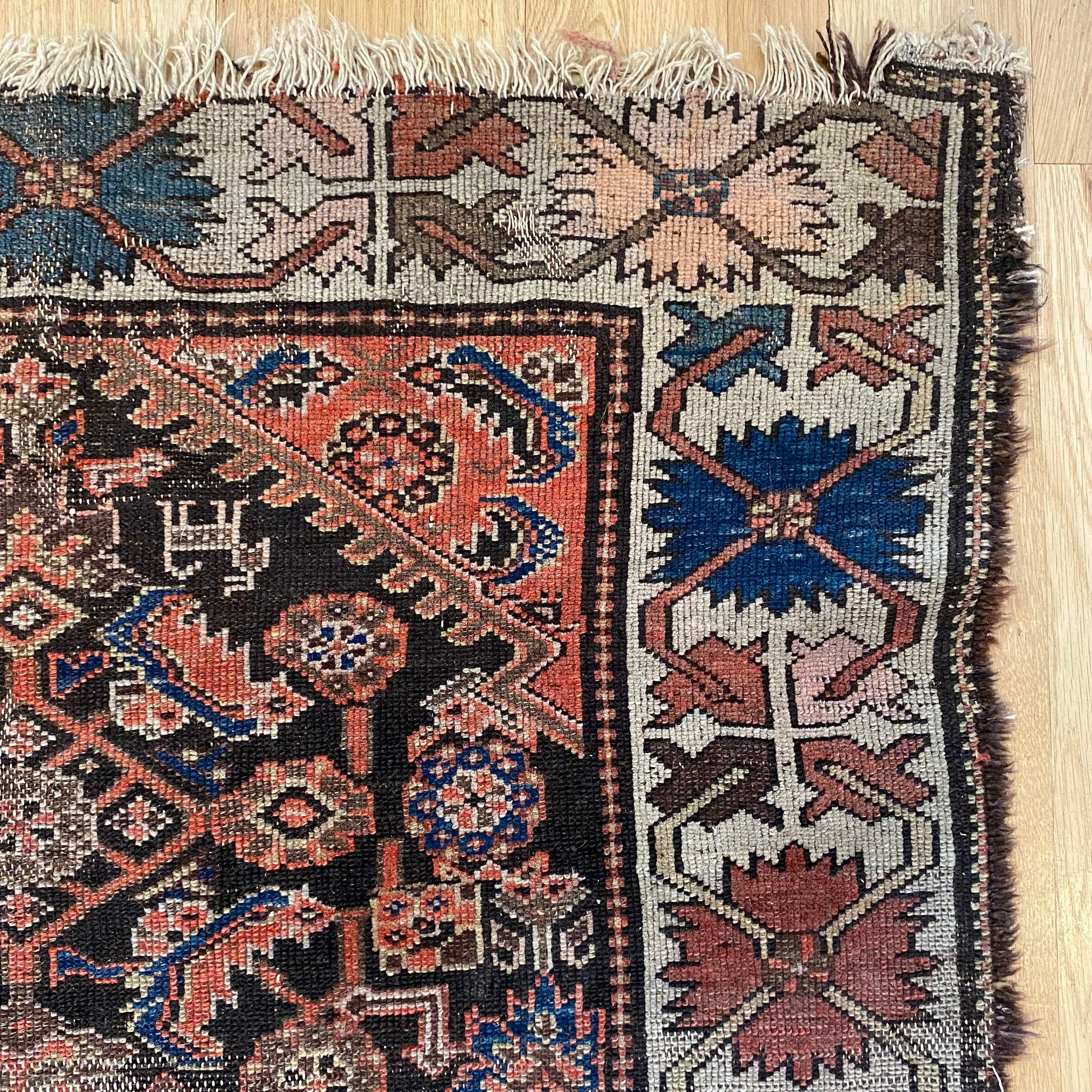 Persian Malayer, 3' 7 x 6' 4 Vintage Brown - Jessie's Oriental Rugs