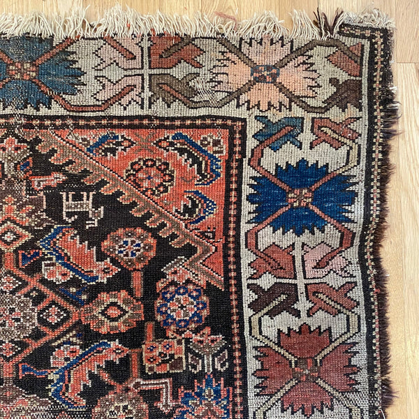 Vintage Rug, 3' 7 x 6' 4 Brown