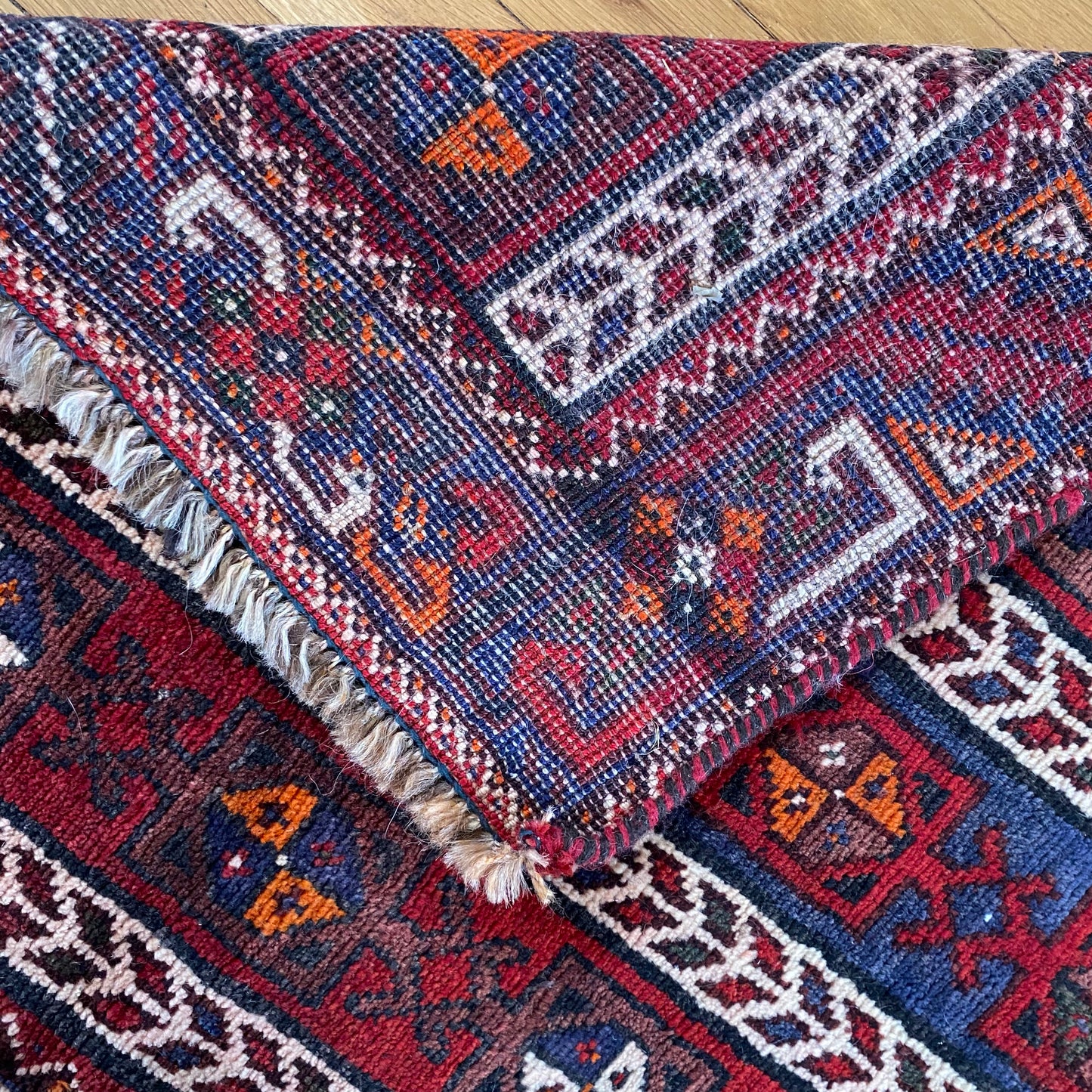 Vintage Rug, 2' 8 x 3' 5 Red