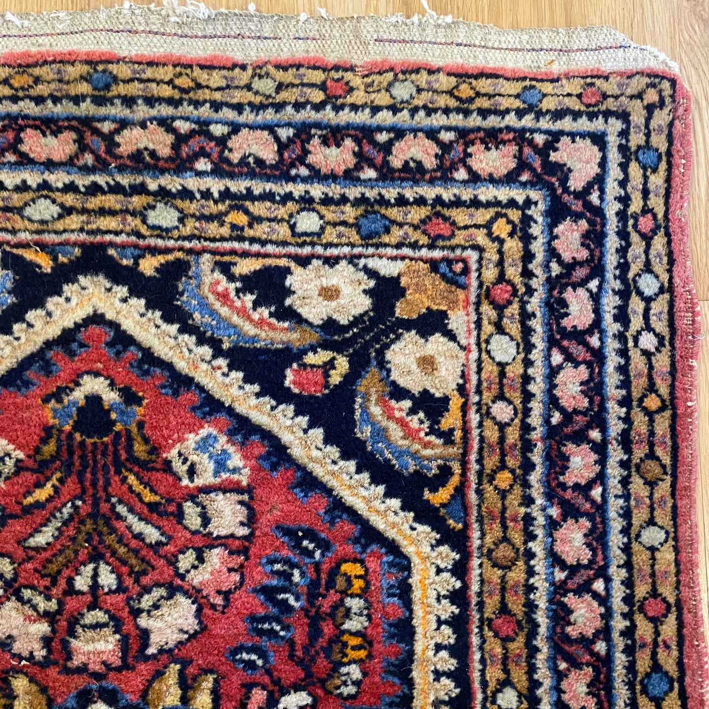 Vintage Rug, 2' 3 x 4' 2 Red