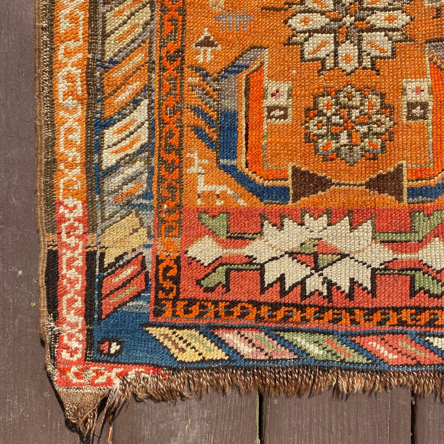 Vintage Rug, 3' 10 x 6' Orange