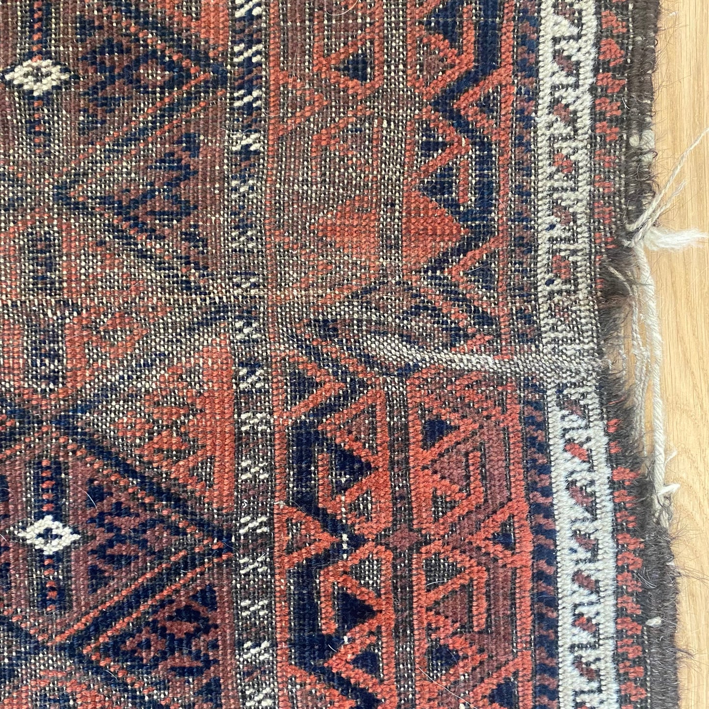 Vintage Rug, 3' 1 x 5' 7 Blue