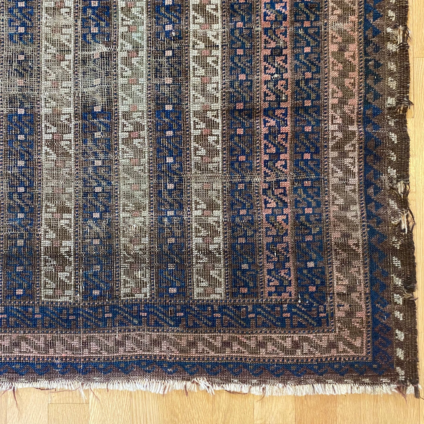 Antique Rug, 3' x 5' 1 Brown
