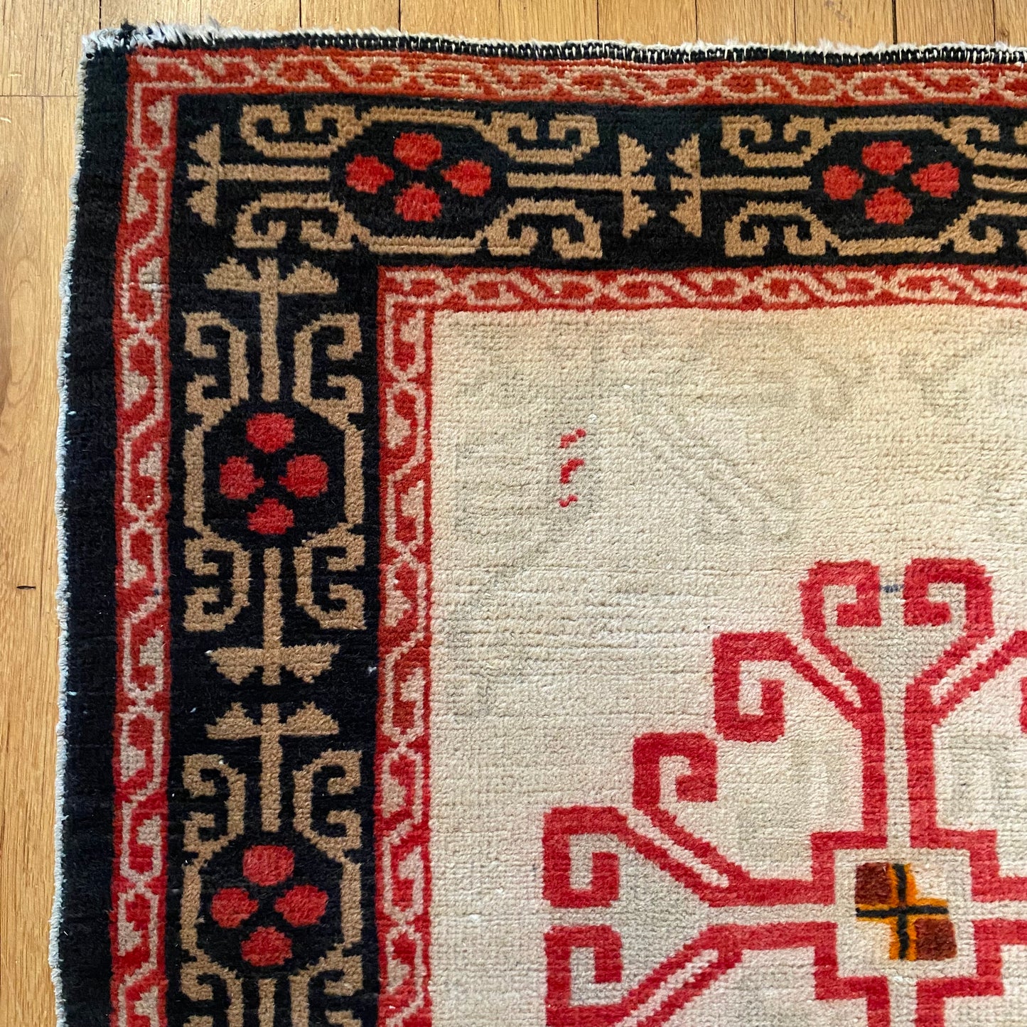 Vintage Tibet Rug, 3' 1 x 5' 9 Cream