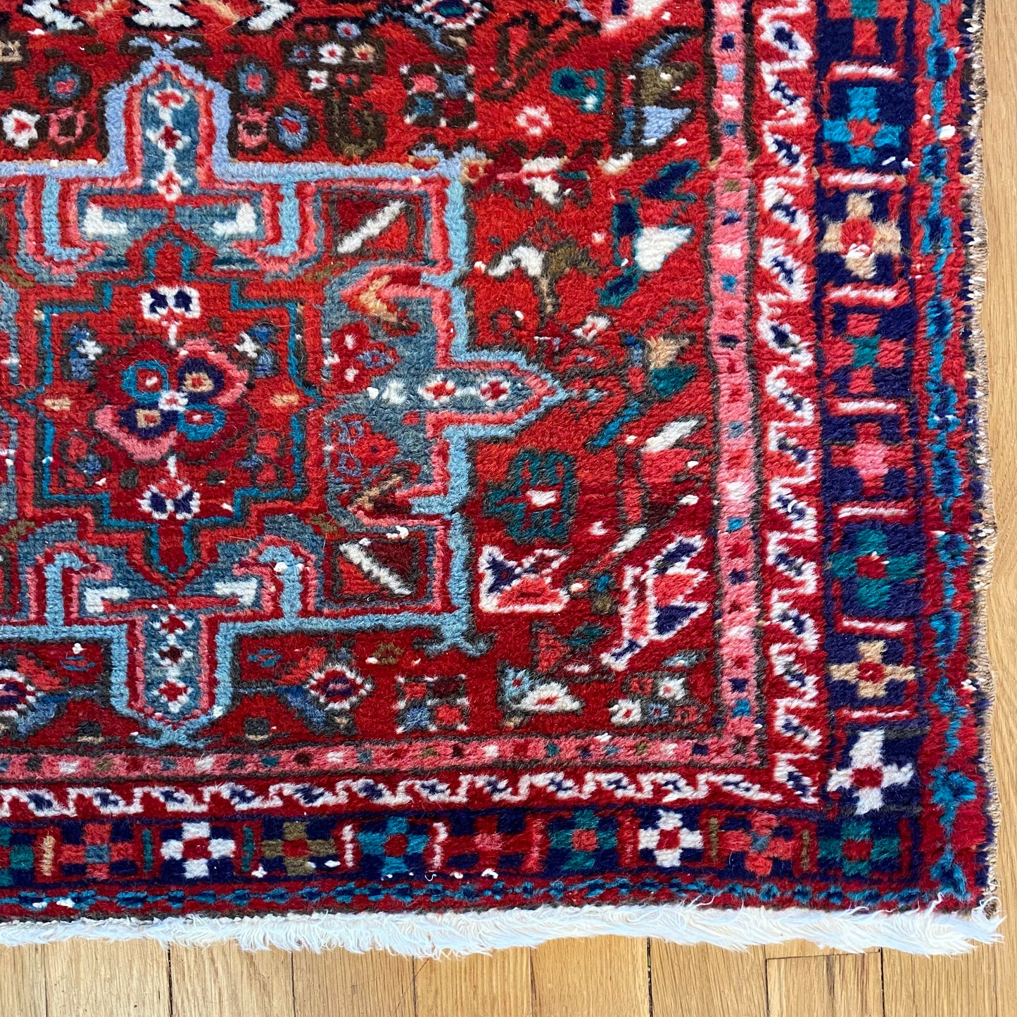 Vintage Rug, 2' 8 x 3' 10 Red