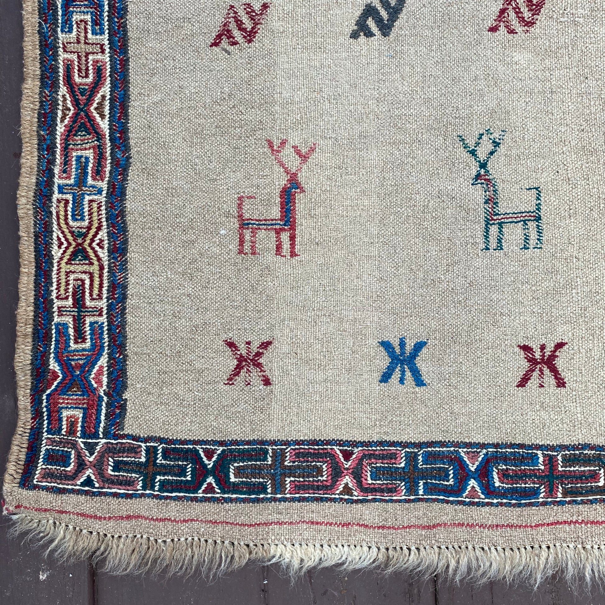 Vintage Rug, 2' 1 x 6' 6 Tan - Jessie's Oriental Rugs