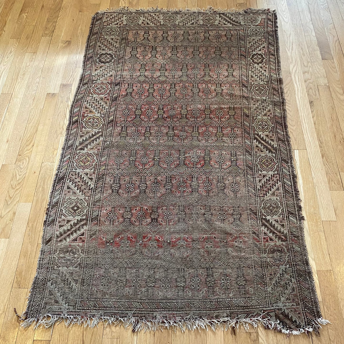 Persian Malayer, 3' 5 x 5' 8 Brown Vintage