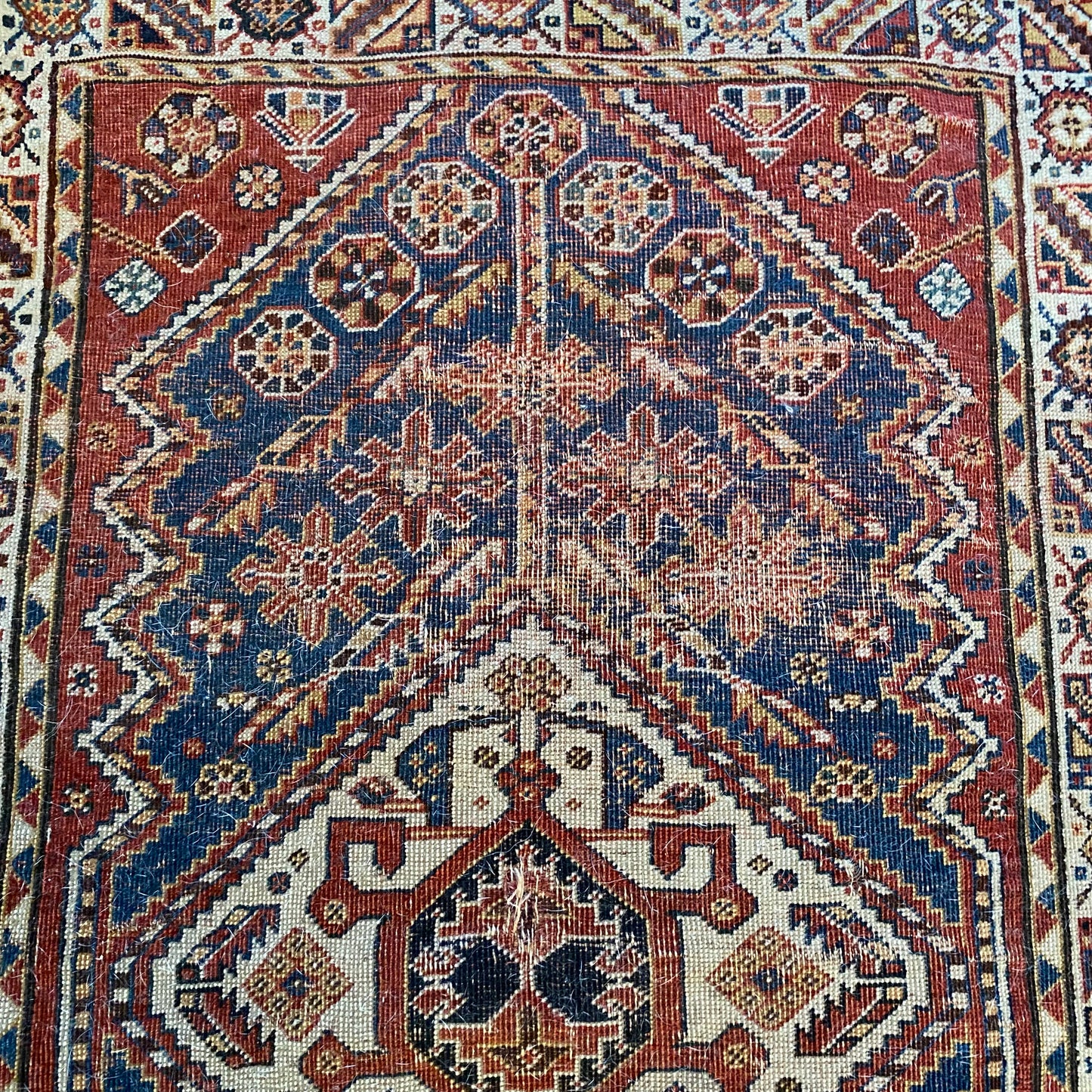 Vintage Rug, 2' 7 x 4' 2 Red Brown