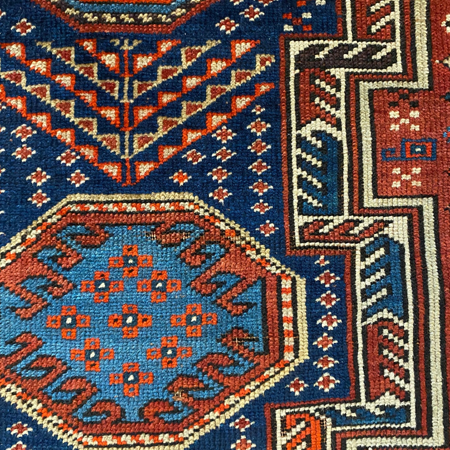 Antique Rug, 2' 2 x 4' 2 Caucasian