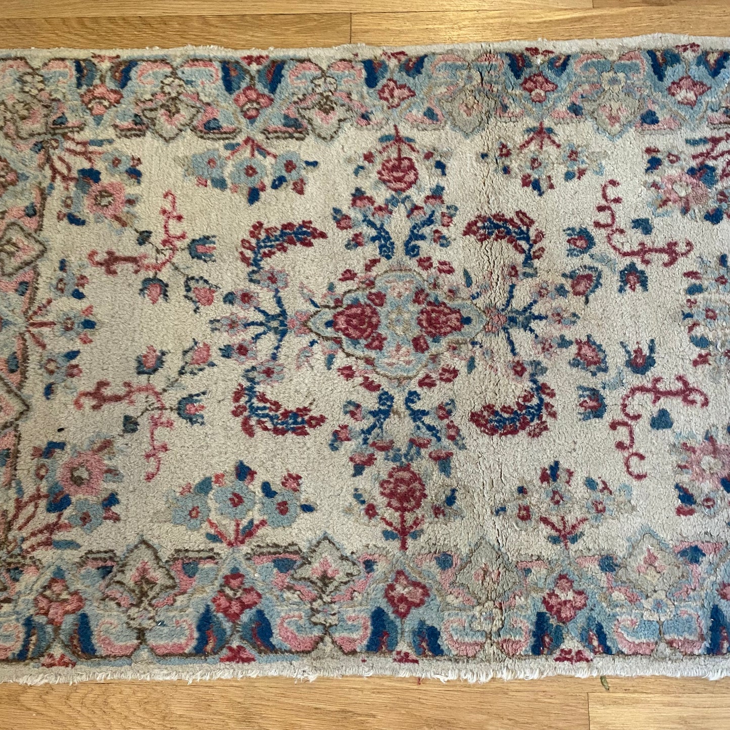 Vintage Rug, 1' 11 x 3' Cream