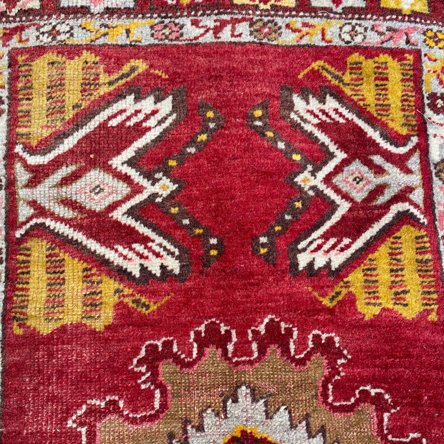 Vintage Rug, 1' 8 x 3' 4 Red