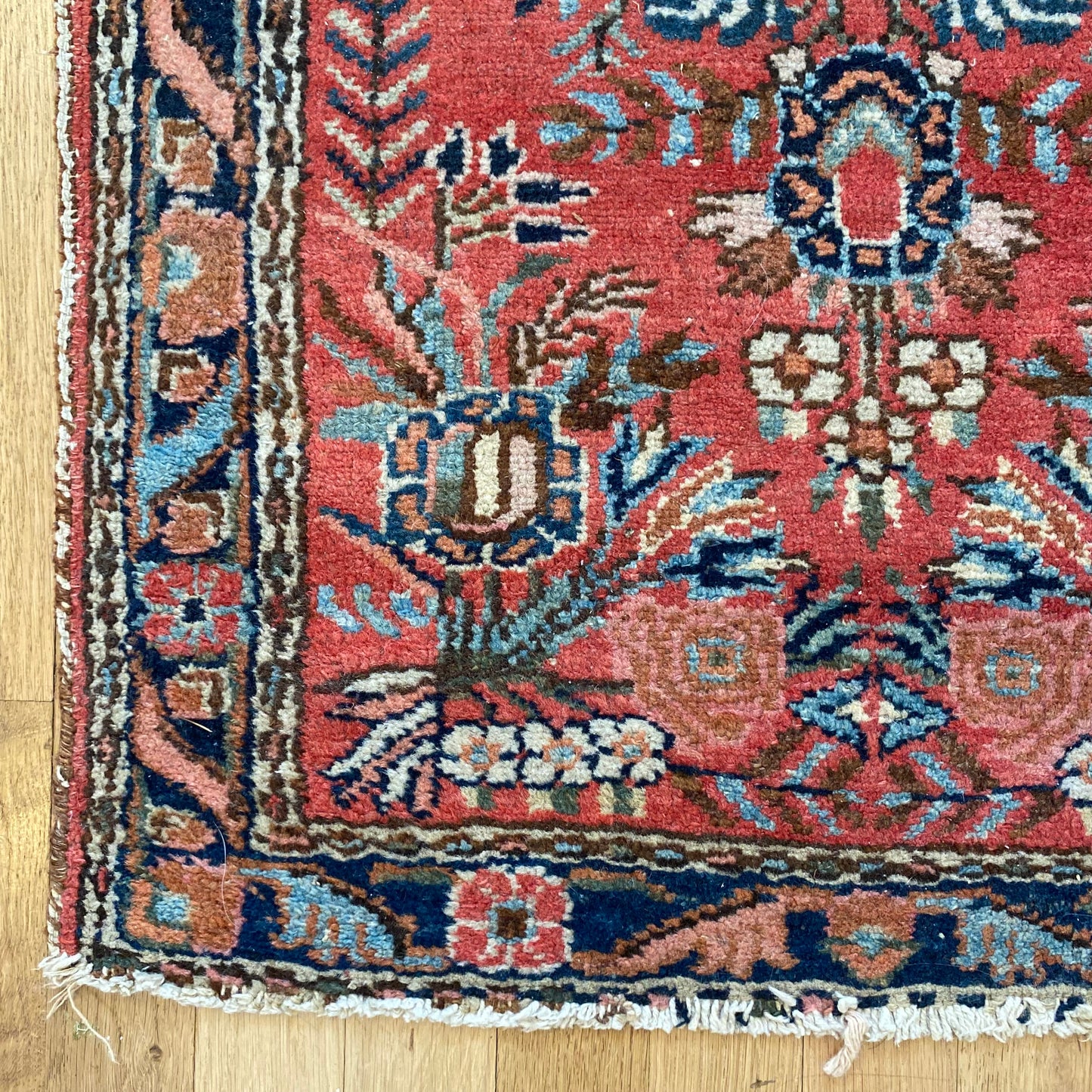 Vintage Rug, 2' x 3' Red