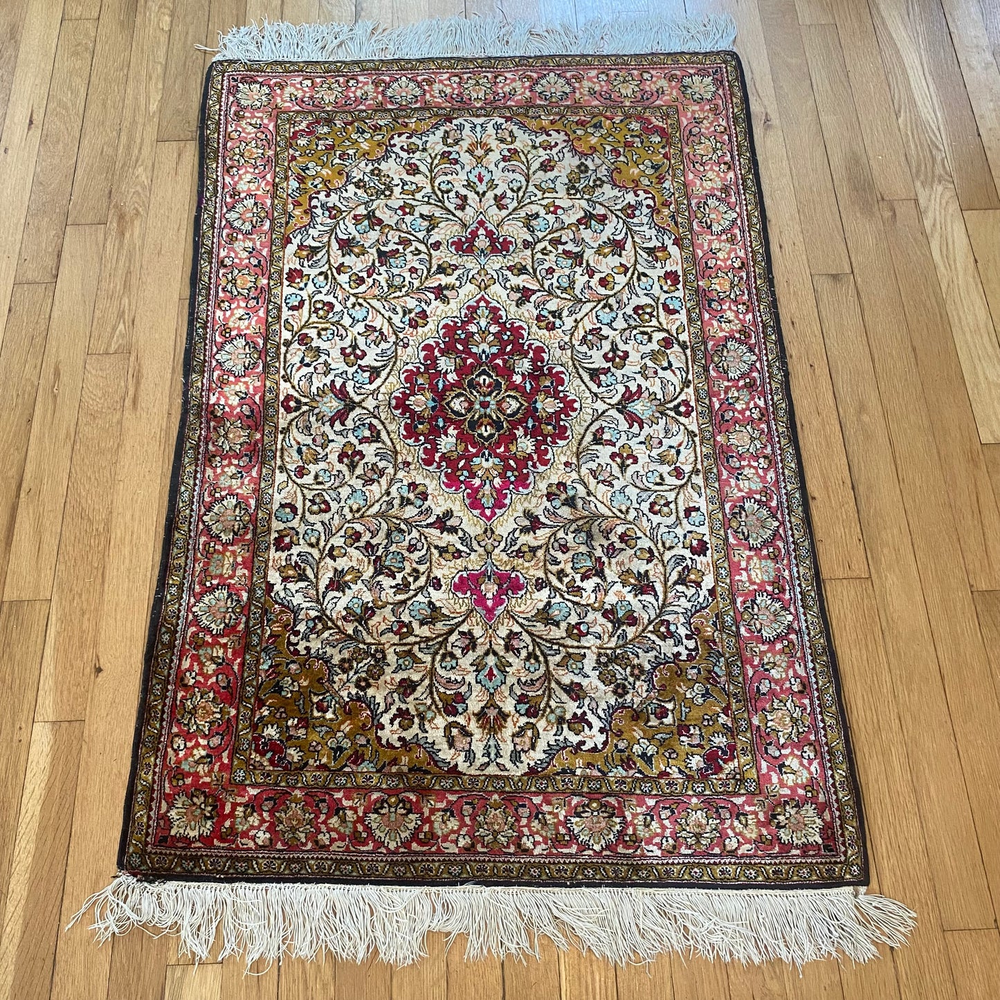 Vintage Rug, 2' 8 x 4' 6 Silk
