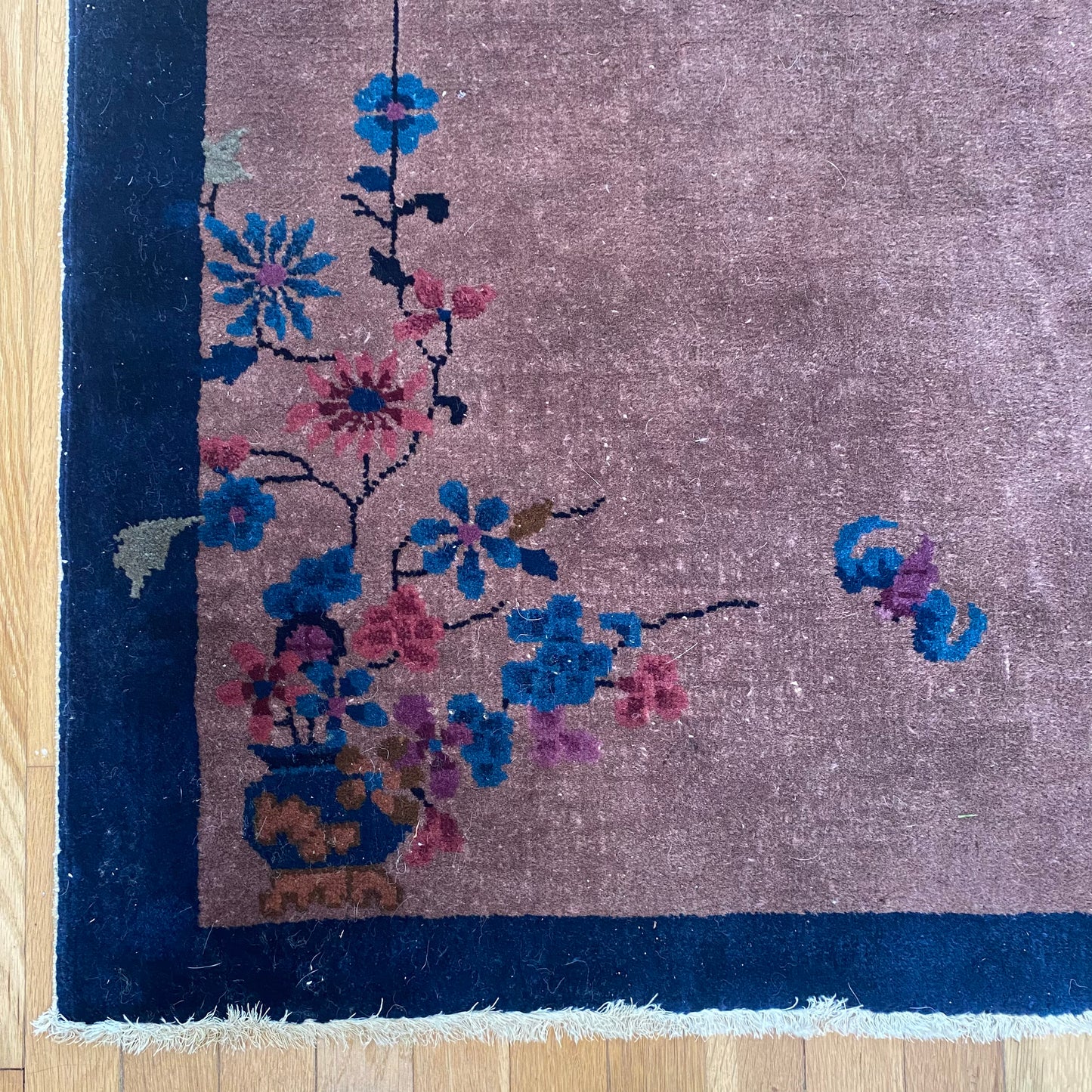 Vintage Rug, 3' 11 x 6' 9 Purple Brown