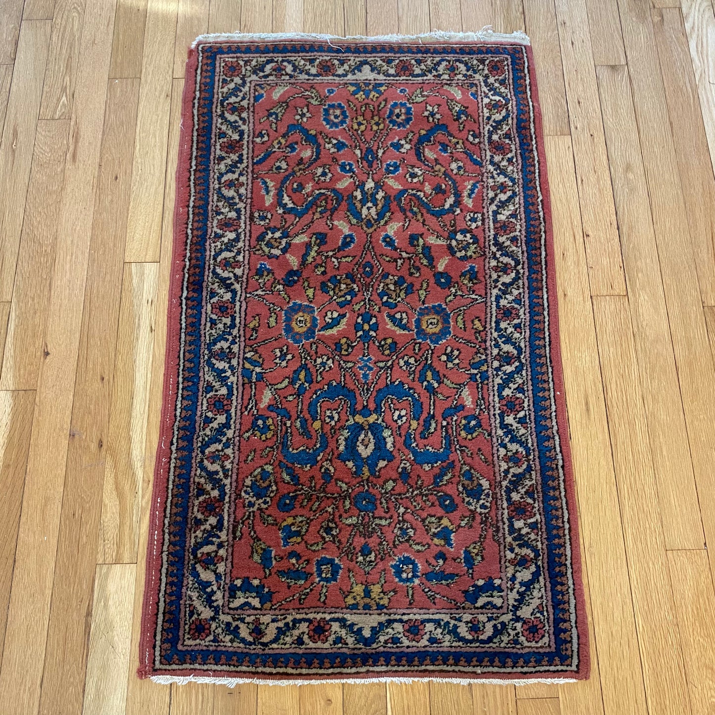 Vintage Rug, 2' 1 x 3' 7 Light Maroon
