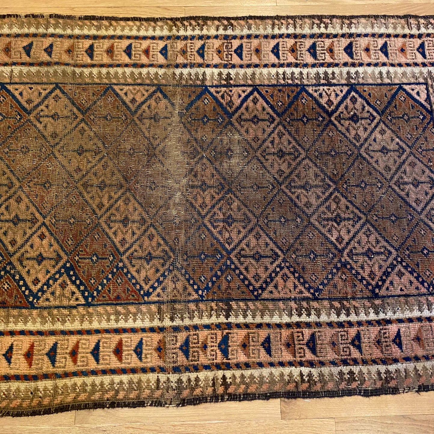 Vintage Rug, 2' 10 x 5' Blue
