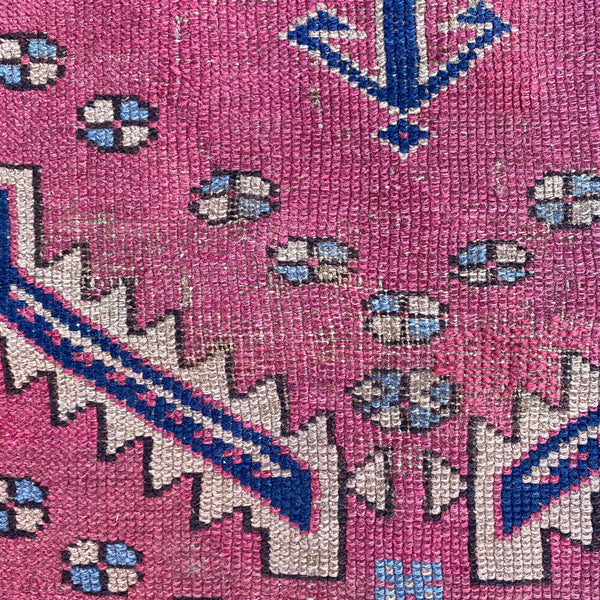 Vintage Rug, 3' 1 x 3' 10 Purple