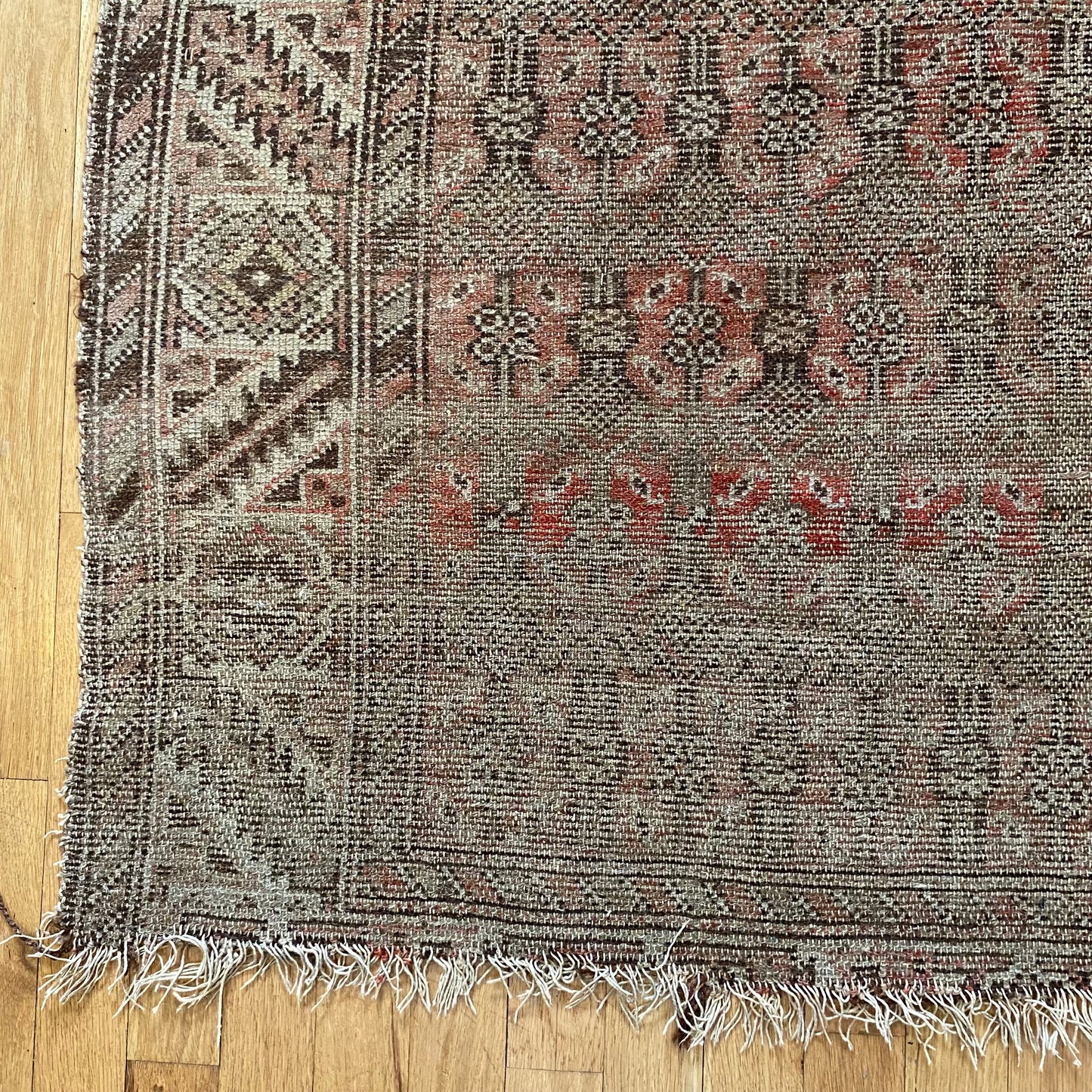 Persian Malayer, 3' 5 x 5' 8 Brown Vintage