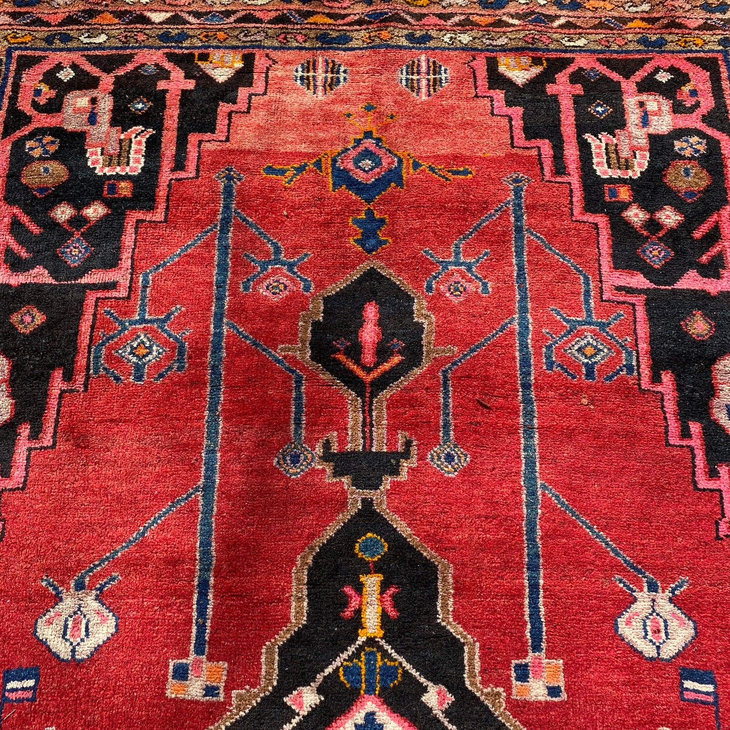 Vintage Rug, 5' x 8' 3 Red