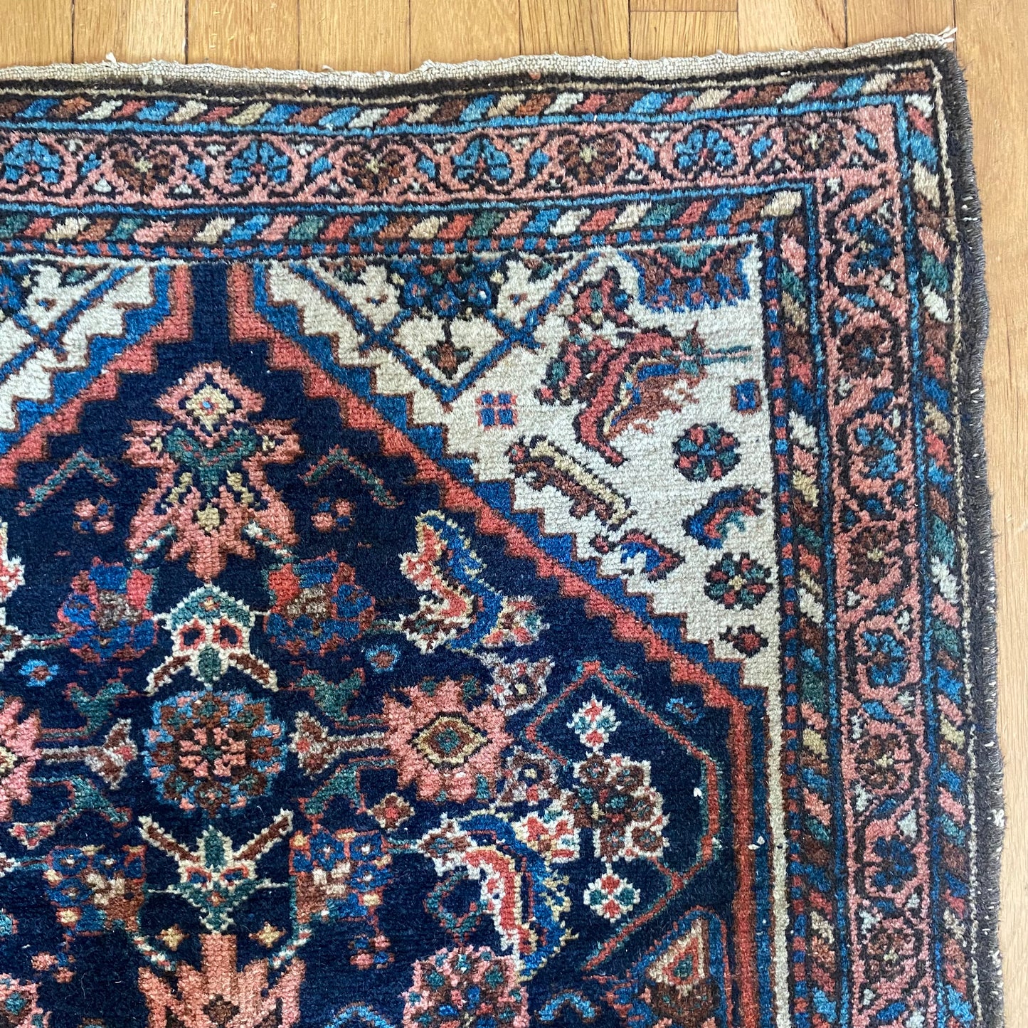 Vintage Rug, 2' 8 x 4' 1 Blue