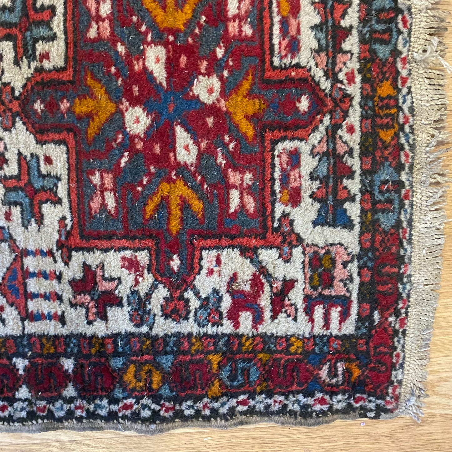 Vintage Rug, 1' 11 x 5' 7 White