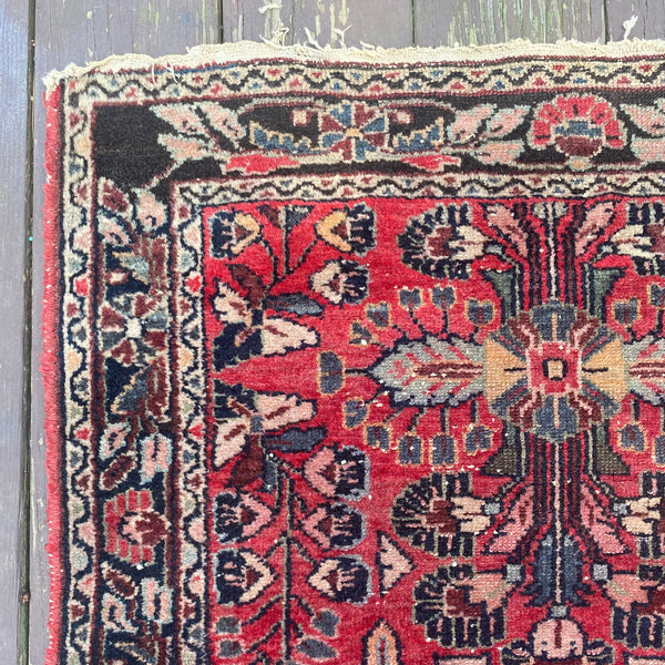 Vintage Rug, 2' 6 x 4' 11 Red