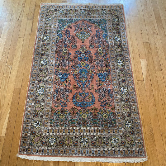 Vintage Rug, 3' x 5' 3 Pink