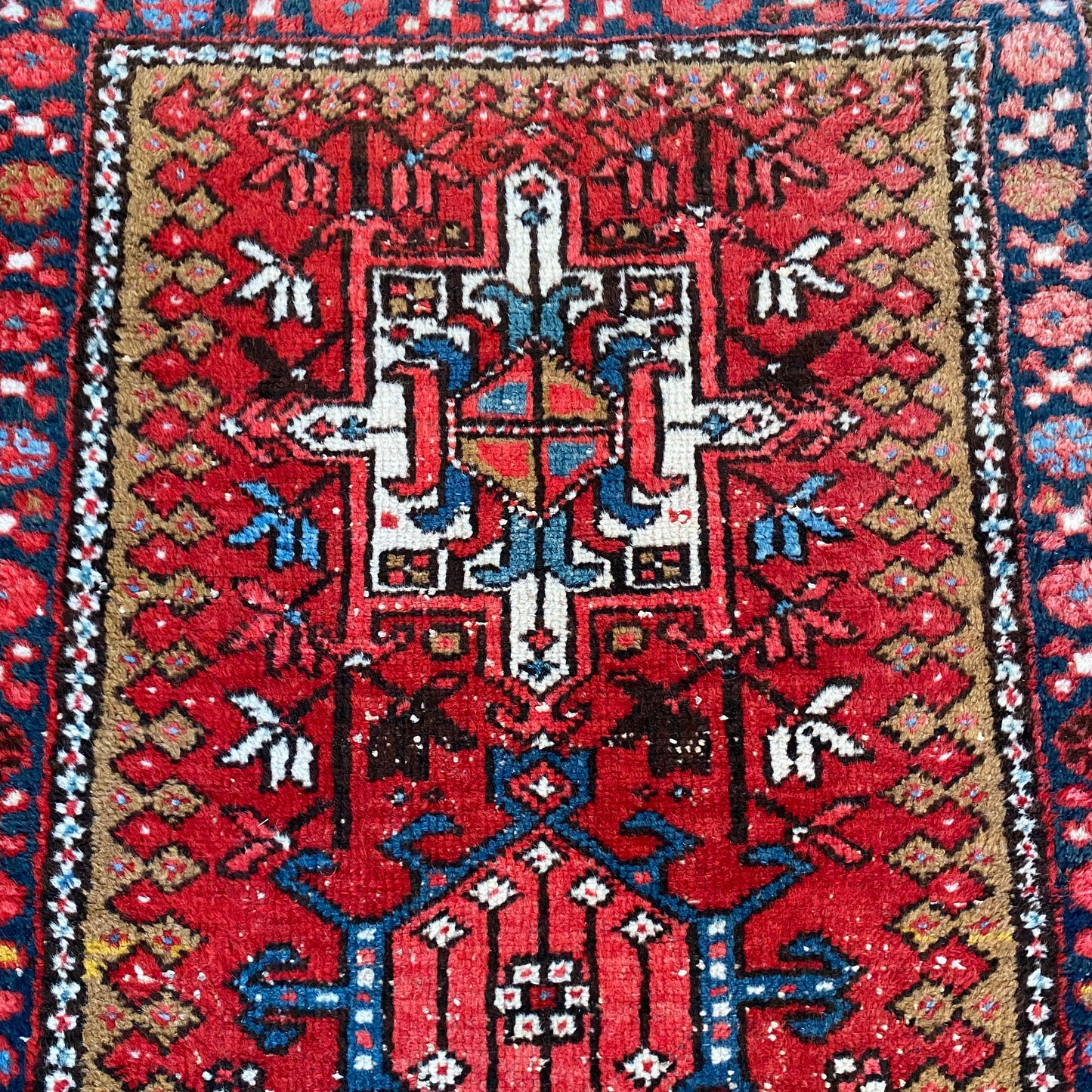 Vintage Rug, 2' 5 x 4' 2 Red by