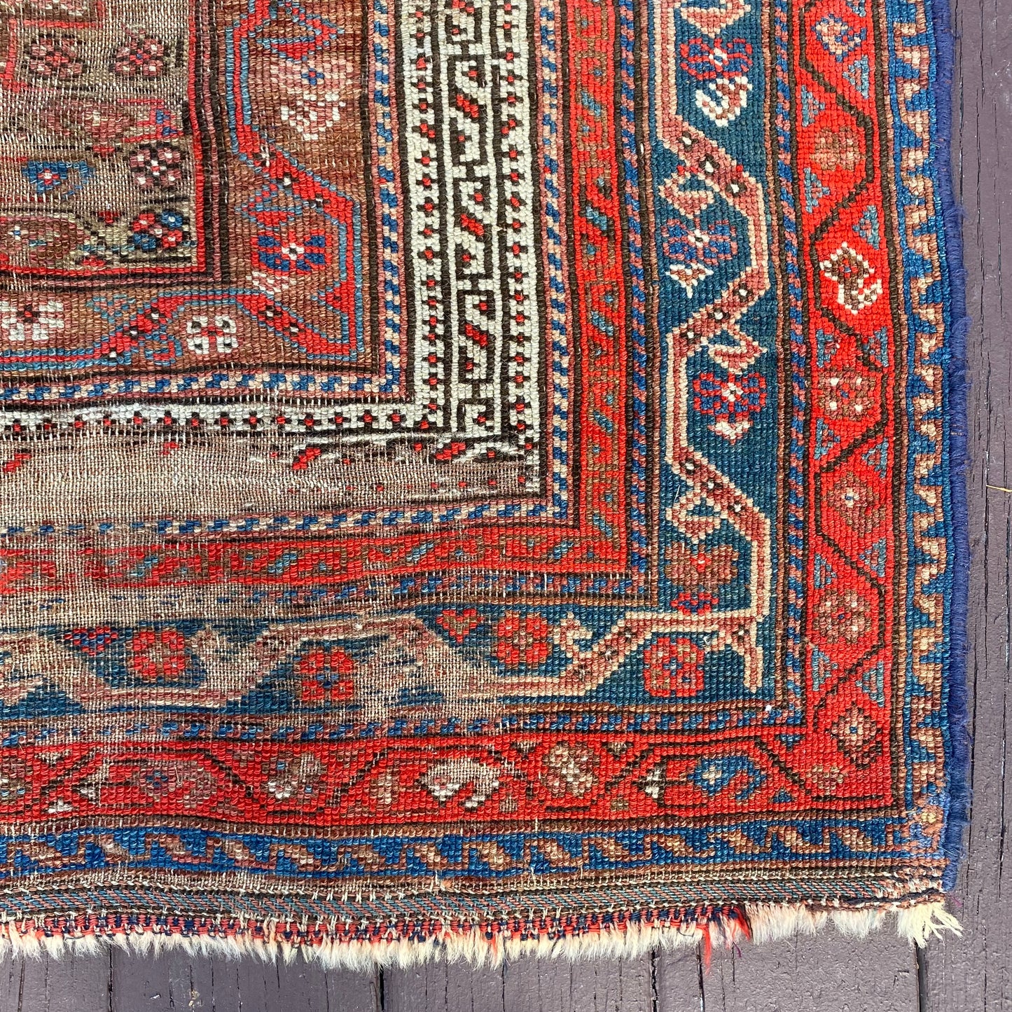Vintage Rug, 4' 8 x 6' 9 Blue