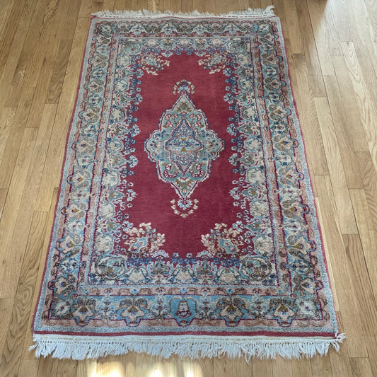 Vintage Rug, 3' 1 x 5' 3 Pink