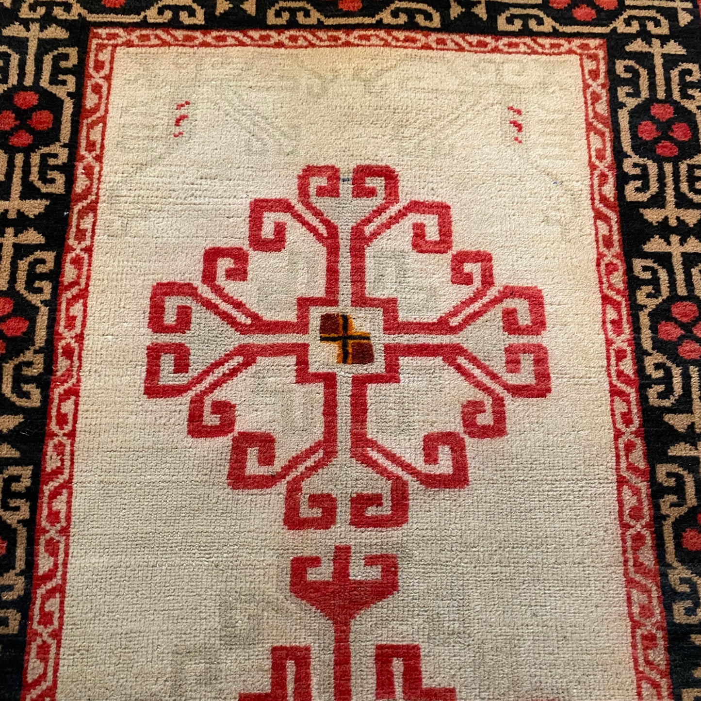 Vintage Tibet Rug, 3' 1 x 5' 9 Cream