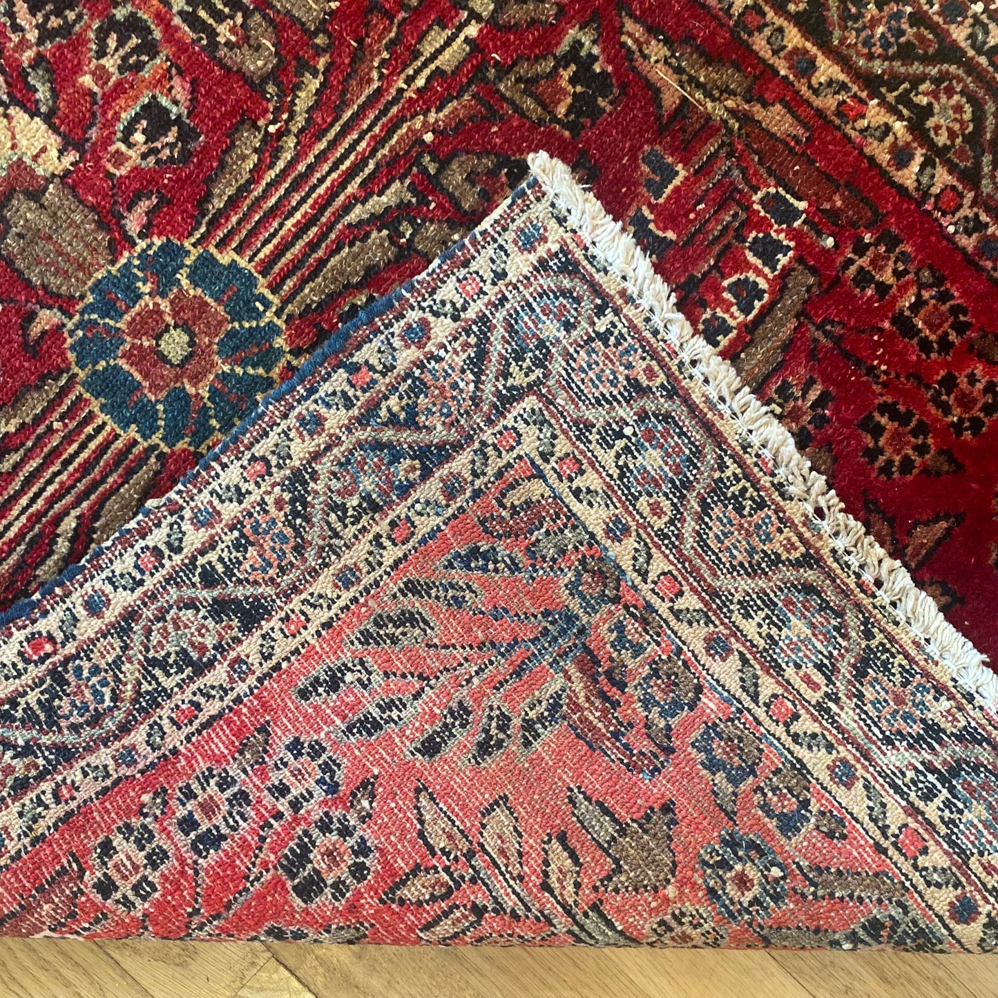Vintage Rug, 2' 8 x 4' 2 Red