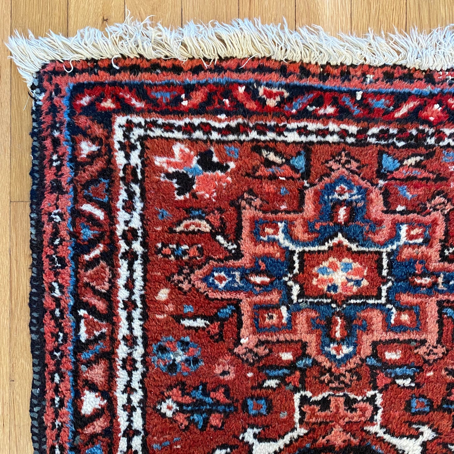 Vintage Rug, 2' 1 x 3' Red