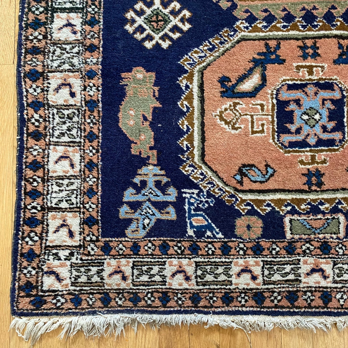 Persian Meshkin, 3' 9 x 5' 4 Blue