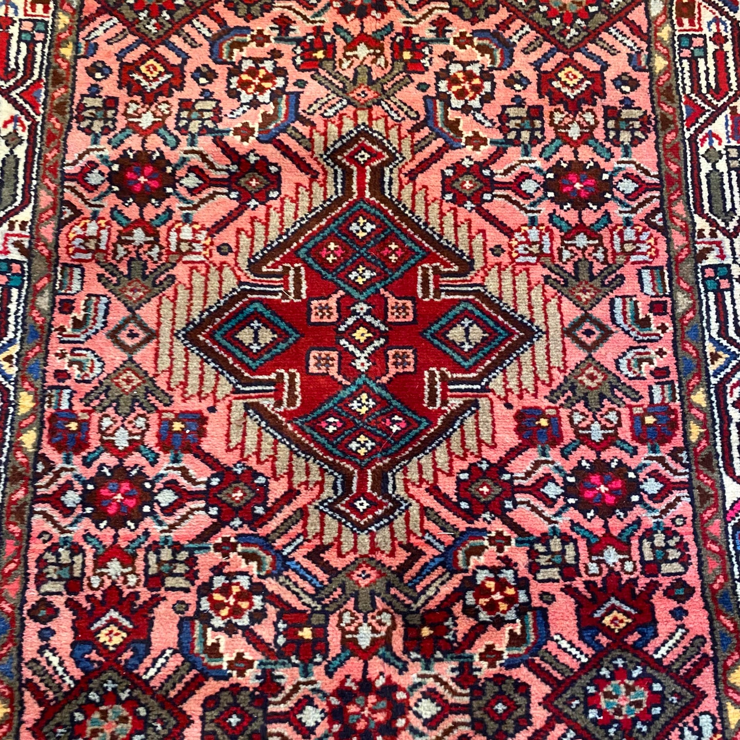 Vintage Rug, 2' 9 x 3' 9 Pink