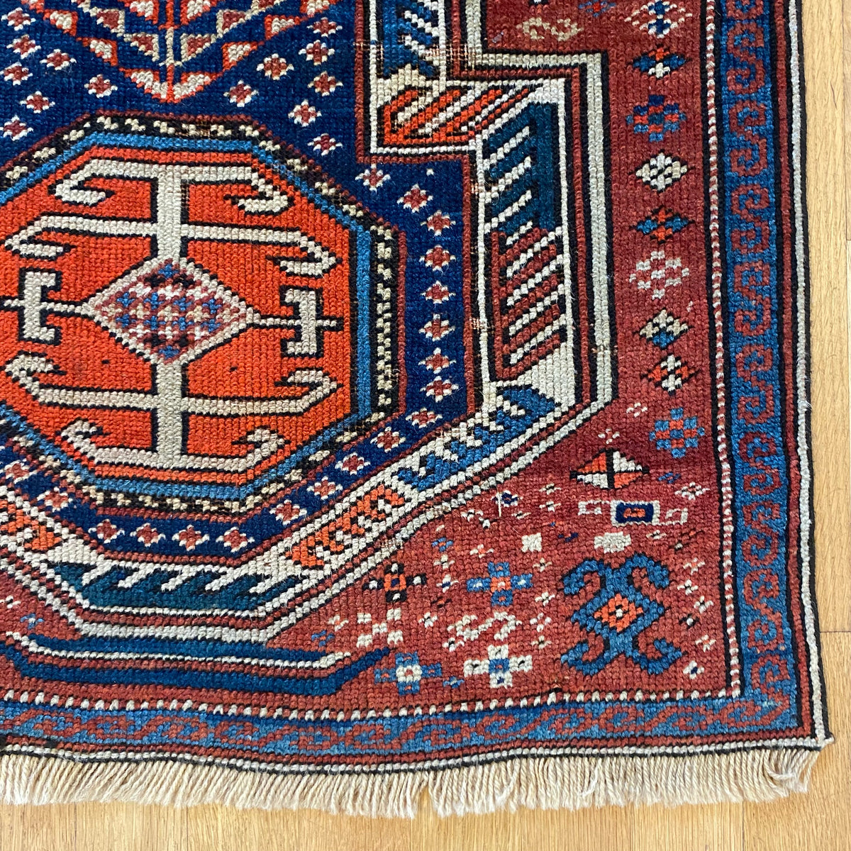 Antique Rug, 2' 2 x 4' 2 Caucasian