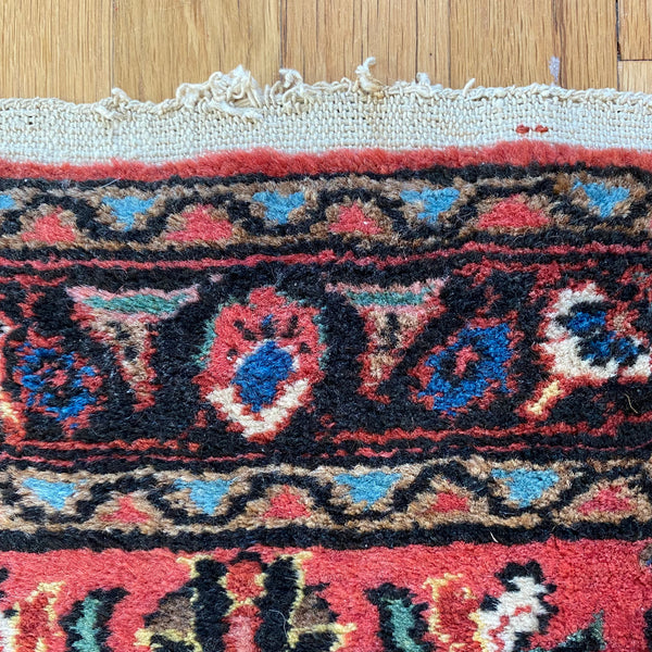 Vintage Rug, 2' 7 x 4' 3 Pink