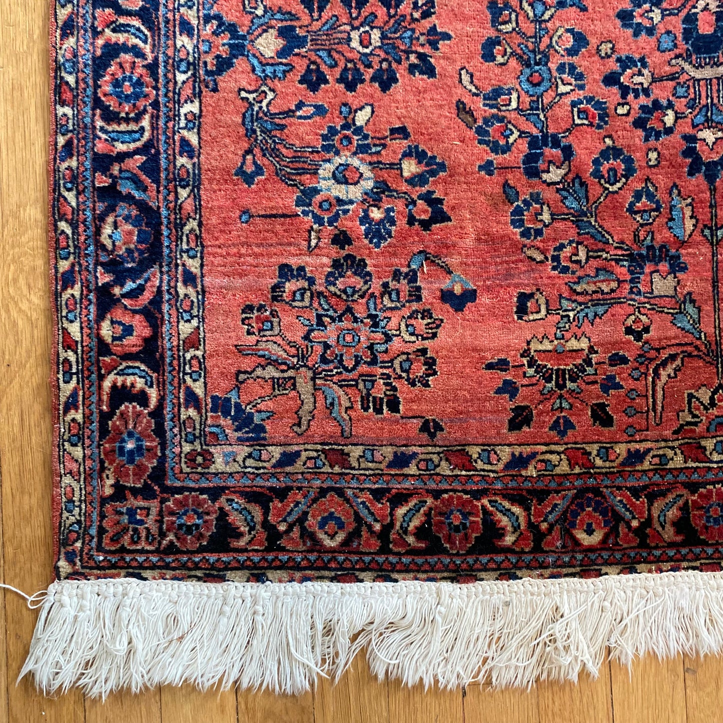 Vintage Rug, 3' 5 x 5' 2 Pink