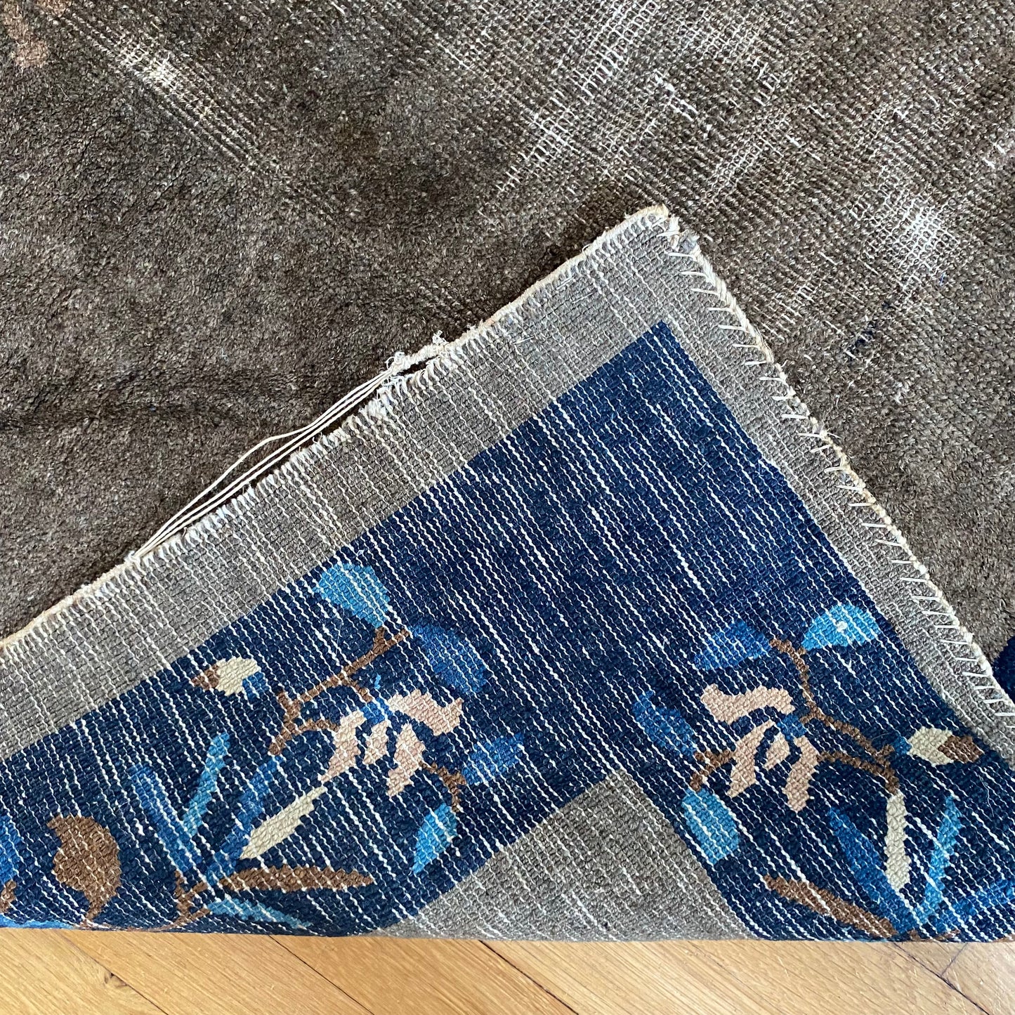 Peking Chinese Rug, 3' 2 x 5' 9 Vintage Grey