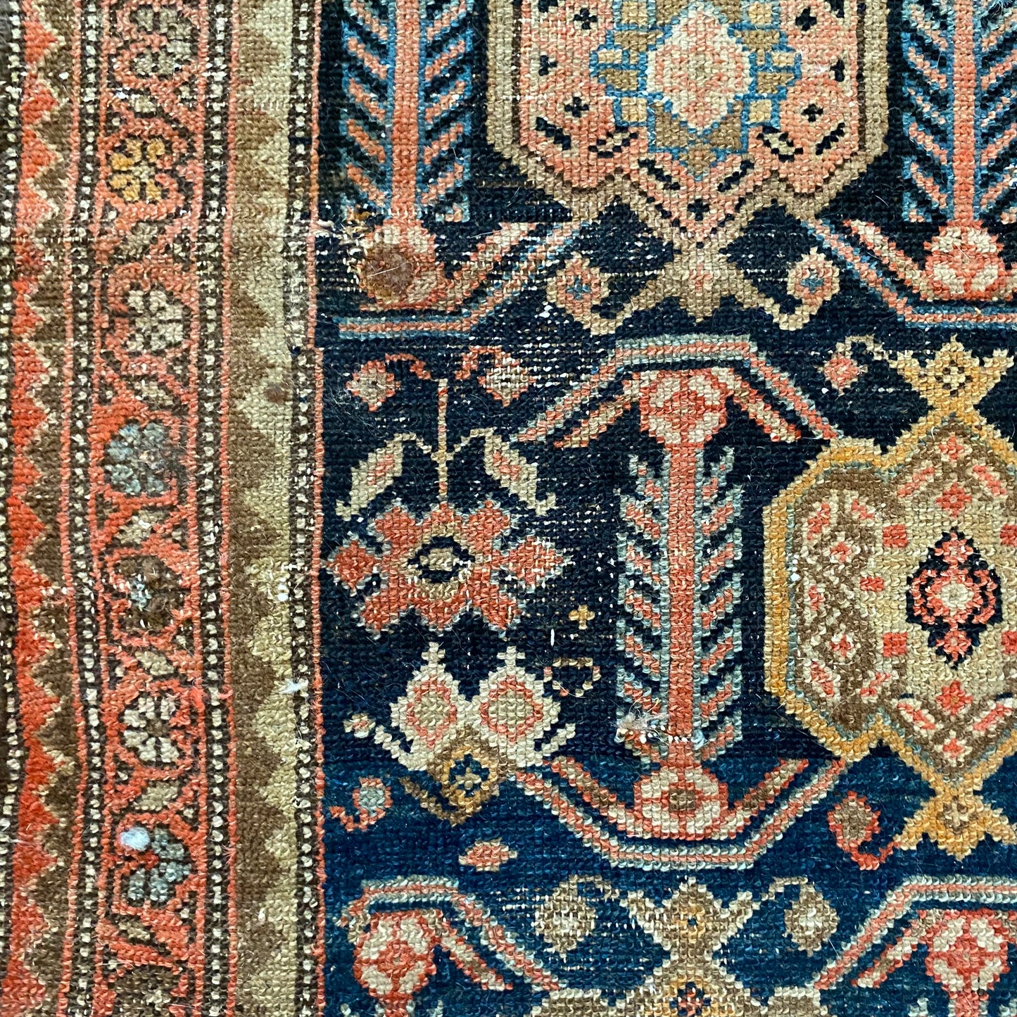 Vintage Rug, 3' 8 x 6' 7 Blue