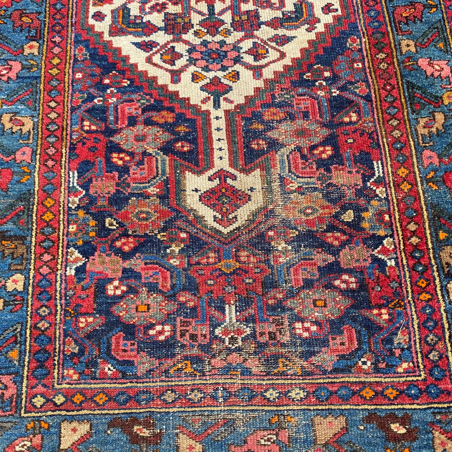 Vintage Rug, 3' 5 x 6' 11 Blue
